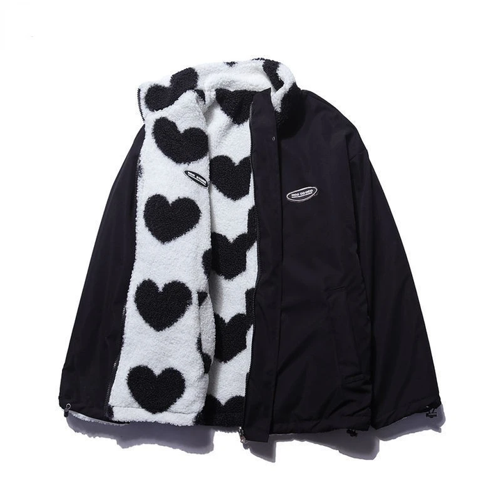 HANNE™ | Hearts Doubleface Jacke