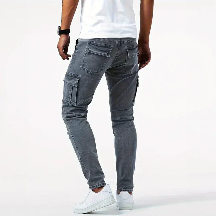 ANTON™ | Slim-Fit-Jeans im Cargo-Stil