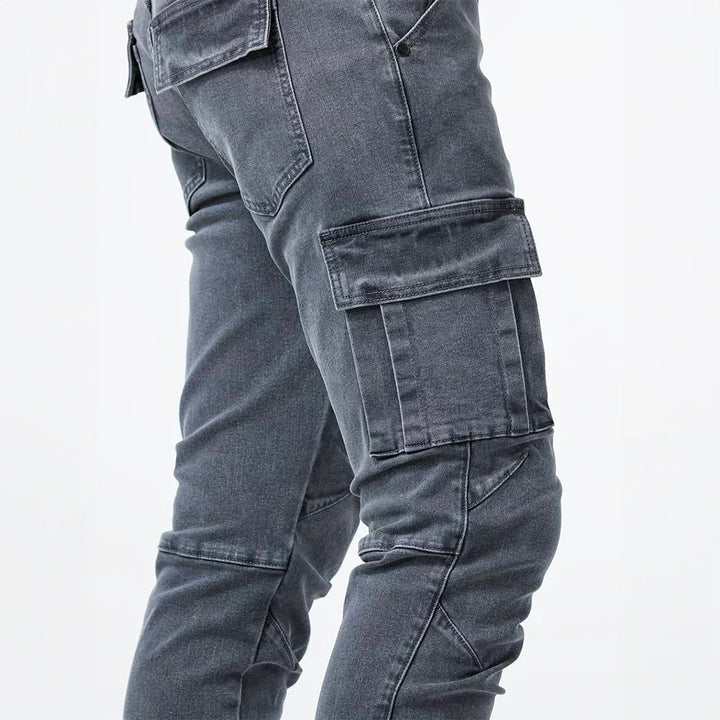 ANTON™ | Slim-Fit-Jeans im Cargo-Stil