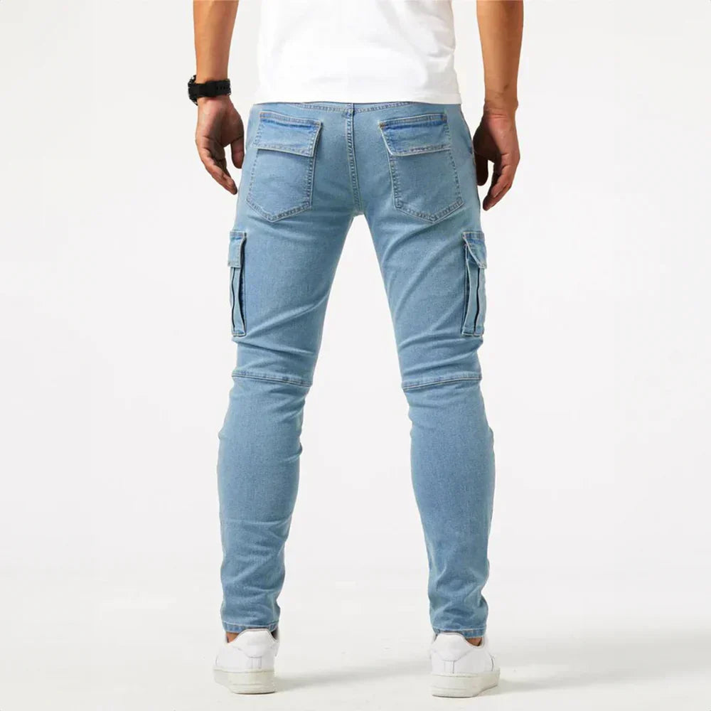 ANTON™ | Slim-Fit-Jeans im Cargo-Stil