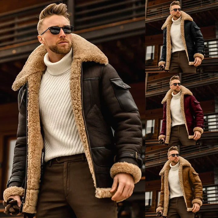 HUBERT™ | Winterjacke mit gepolstertem Kragen