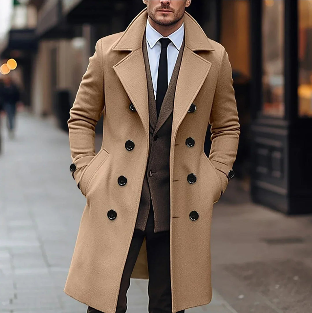 WAYNE™ | Eleganter Herren Trenchcoat für den Winter