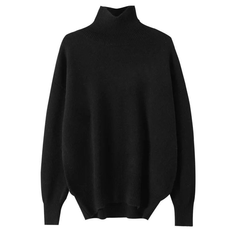 MAGDALENA™ | Lockerer Rollkragenpullover