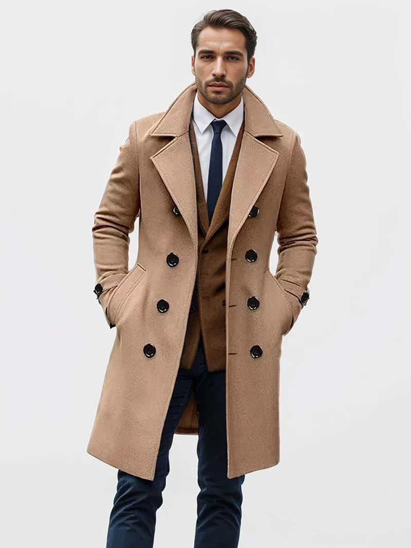 WAYNE™ | Eleganter Herren Trenchcoat für den Winter