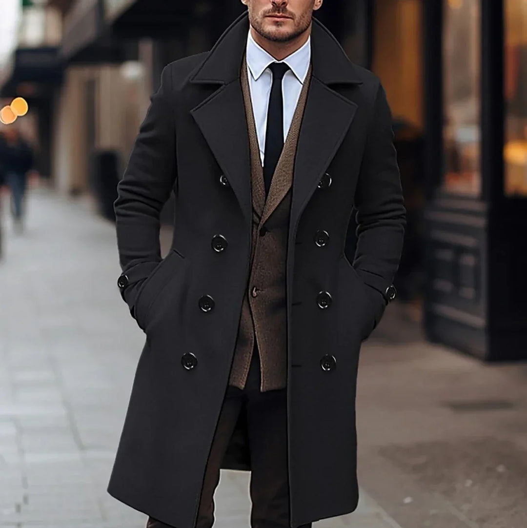 WAYNE™ | Eleganter Herren Trenchcoat für den Winter