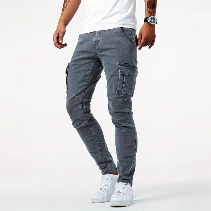 ANTON™ | Slim-Fit-Jeans im Cargo-Stil