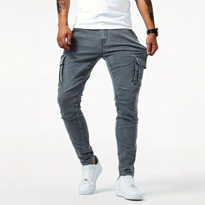 ANTON™ | Slim-Fit-Jeans im Cargo-Stil