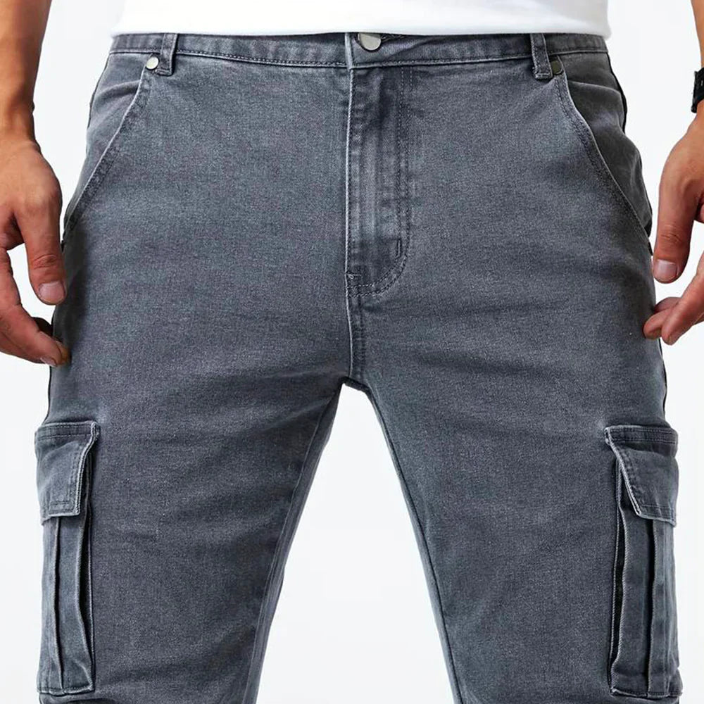 ANTON™ | Slim-Fit-Jeans im Cargo-Stil